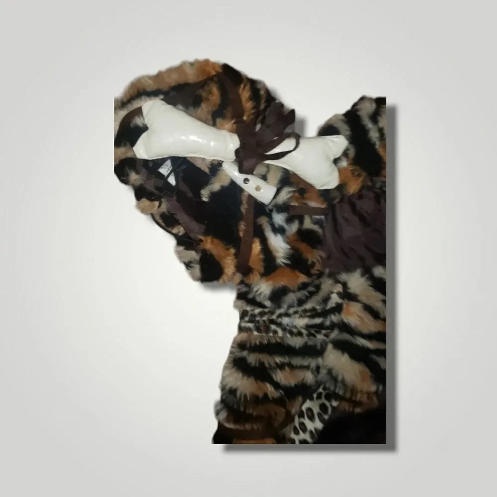 ciao ciao flintstone tiger dog costume Large